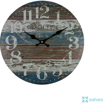 Hodiny nástěnné Beach Time průměr 34 cm