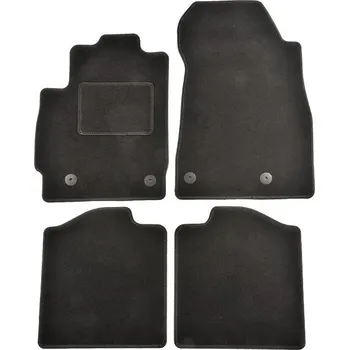 autokoberec ACI textilní koberečky černé (pro kulaté fixace)(sada 4 ks) pro Mazda 2 10/2007-2010