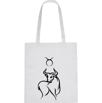 Nákupní taška Plátěná taška - Znamení Býk Růžová