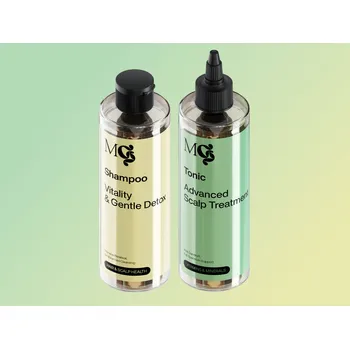 Vlasová regenerace MG Laboratory Sada pro Obnovu zdraví vlasové pokožky, 2x250ml