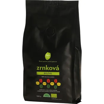 Káva Fairobchod Bio zrnková káva Bolívie, 500 g