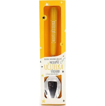 Příbor Nekupto Lžička s nápisem Nejlepší učitelka