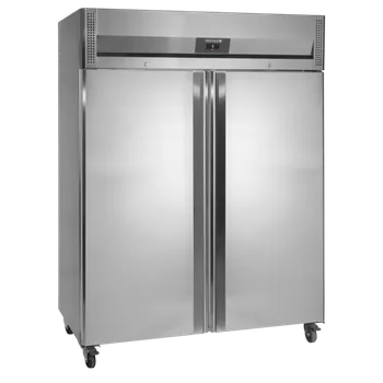 Lednice Gastrofans Chladicí skříň s plnými dveřmi RK 1420X1, 954 l – nerezová