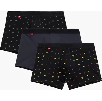 Boxerky Boxerky Atlantic 3MH-054 3 pcs Barva: Černá, Velikost: S