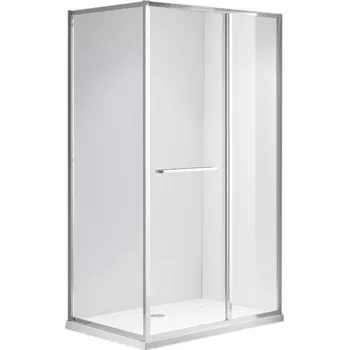 BPS-koupelny Obdélníkový sprchový kout HYD-OK-KA01 120x80 chrom/transparent - bez vaničky