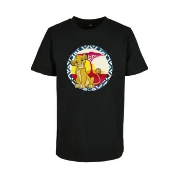 Pánské oblečení Triko dětské Mister Tee Lví král Simba - černé, 122/128