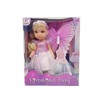 Panenka Lalka 25cm ze skrzydełkami i dodatkową spódniczką