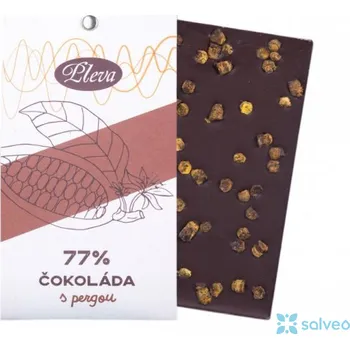 Čokoláda Čokoláda hořká 77 % s pergou Pleva 50 g