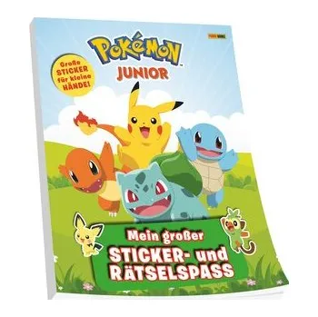 První čtění Pokémon Junior: Mein großer Sticker- und Rätselspaß - Pokemon