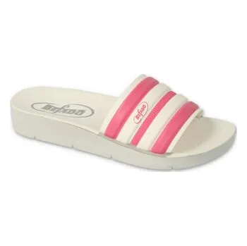 Chlapecké bačkory 067Y002 28 - dětské pantofle Befado CLIP, růžové 067Y002_29