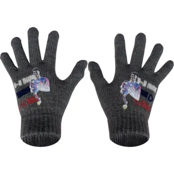 Čepice Numberoplus Dětské pletené rukavice FC Barcelona - Lamine Yamal 19