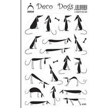 samolepka Arch samolepky průhledné 11,2 x 17cm kočičky