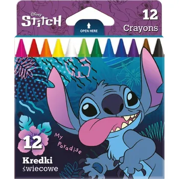 COLORINO voskové pastelky Stitch, 12ks