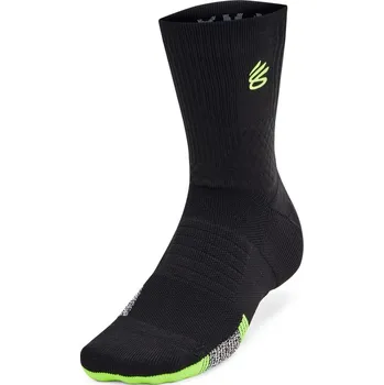 Ponožky Under Armour Curry UA AD Playmaker 1p Mid-BLK 1376231-004 Velikost XL
