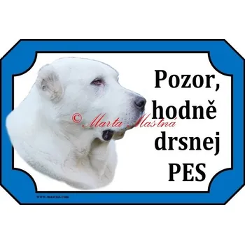Cedulka středoasiat, středoasijský pastevecký pes drs - Bez samolepicí vrstvy