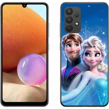 Pouzdro na mobilní telefon Gelový kryt mmCase na Samsung Galaxy A32 4G - ledové království 1