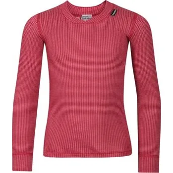 MS NDRD dětské funkční tričko dlouhý rukáv vínová (růžová) 128/134