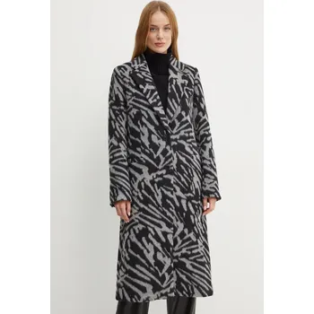 Dámský kabát Vlněný kabát Karl Lagerfeld 246W1503 šedá 90X, vel. 40