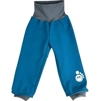 Chlapecké kalhoty MODADETI Dětské softshellové kalhoty ADELLiNO s fleecem a reflexem kobaltové - 86