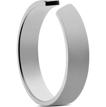 Prsten 5mm matný nastavitelný prsten z nerezové oceli stříbrné barvy - Lucleon