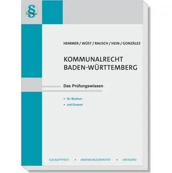 Kommunalrecht Baden-Württemberg - Hemmer, Karl-Edmund [DE] (2024, Brožovaná, Hemmer-Wuest)