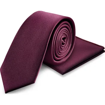 Kravata Sada karmínové kravaty a kapesníčku do saka - Trendhim