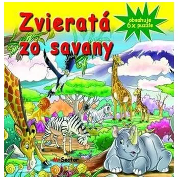 Puzzle Zvieratá zo savany-6x puzzle