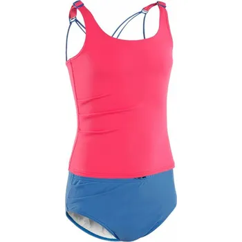 Dívčí plavky Kes-Vir Dívčí dvoudílné plavky TANKINI na inkontinenci (růžové) Velikost: 116 (5 - 6 roky)