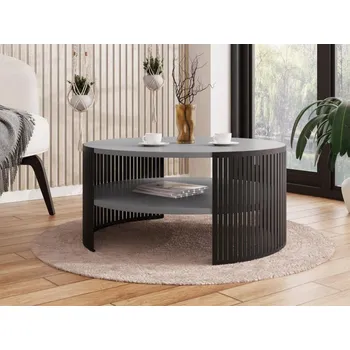 Konferenční stolek Konferenční stolek Zinzit, Barva: černá / světlý grafit MIRJAN 5903211351372