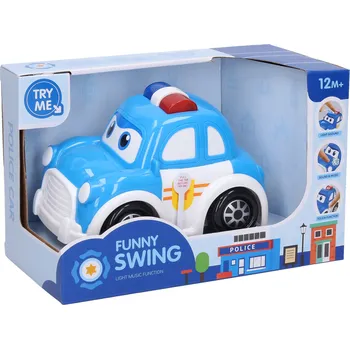 autíčko Wiky Vehicles Auto policejní s efekty 15cm