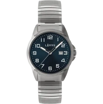 Hodinky LAVVU Pánské pružné hodinky STOCKHOLM Big Blue LWM0021
