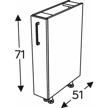 Kuchyňská skříňka Kuchyňská skříňka Mono M DC20