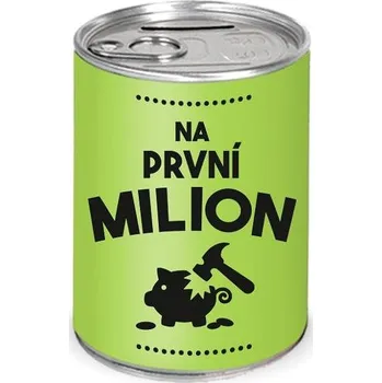 Pokladnička Nekupto Humorná pokladnička Na první milión
