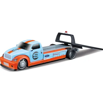 RC model auta Maisto Flatbed - 2019 Ford GT Heritage Edition, světle modrá, 1:64 - expresní doprava