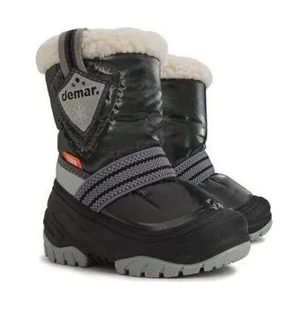 Dívčí sněhule DEMAR-dětské sněhule TOBY 4031 C černé TOBY 4031 C černé_20-21