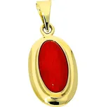 Goldstore Zlatý přívěsek s korálem Váha: 1.17 g