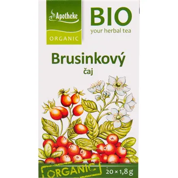 Apotheke Bio Brusinkový ovocný čaj 20 x 1,8 g