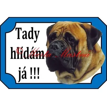 Cedulka bulmastif - Bez samolepicí vrstvy