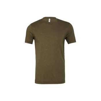 Pánské tričko Tričko Bella Triblend Crew Men - olivové, L