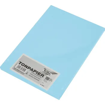 Barevný papír Folia Max Bringmann Barevný papír jednotlivé barvy 130 g/m2 A4 světle modrá