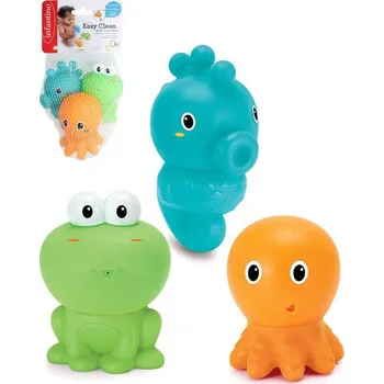 Infantino Baby zvířátka do koupele šroubovací stříkací set 3ks pro miminko