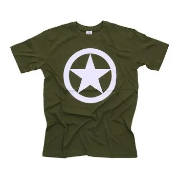 Tričko Fostex Allied Star - olivové, XL