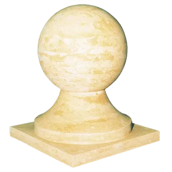 Zahradní dekorace Pískovcová zahradní koule na podstavci 91kg