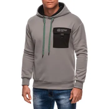 Pánská mikina Pánská mikina s kapucí 1700B - šedá - XXL