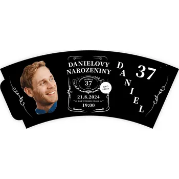 Party nádobí Personal Personalizované papírové kelímky 6 ks - Jack Daniel´s
