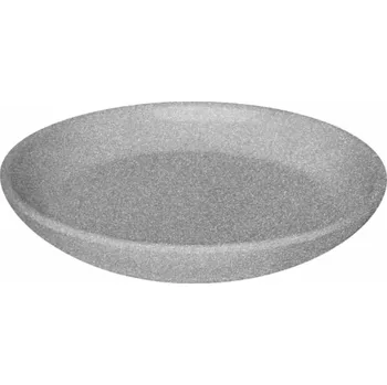 Talíř Keramický hrnec talíř DOMOLETTI CHARMS, O16 cm, šedá