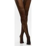 GATE Vzorované síťované silonky 50 DEN S/M 624-1706/89