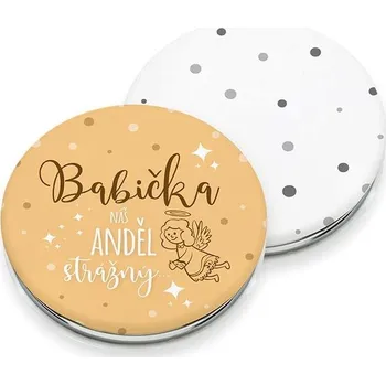 Kosmetické zrcátko Nekupto Kapesní zrcátko Babička - náš anděl strážný