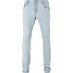 Džíny Urban Classics Slim Fit Zip Jeans - modré, 34/32