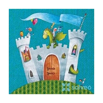 Papírový ubrousek Ubrousky Knights castle 33 x 33 cm 20 ks